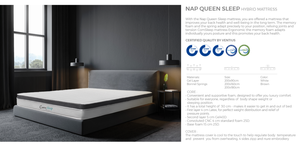 NAP QUEEN SLEEP HYBRID MATTRESS Ventius International